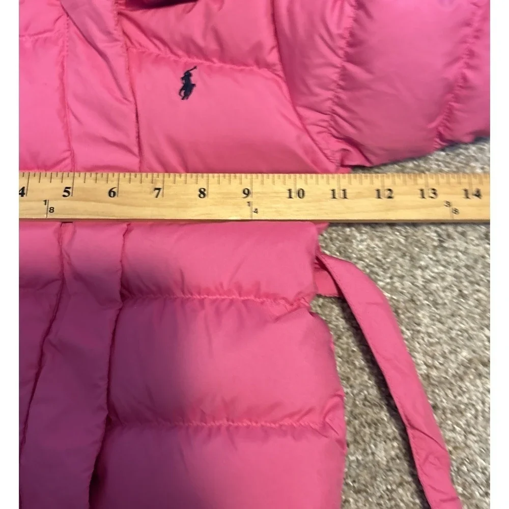 NWT‎ Polo Ralph Lauren Down Bunting Size 9M Girls Infant Water Repellent Hood